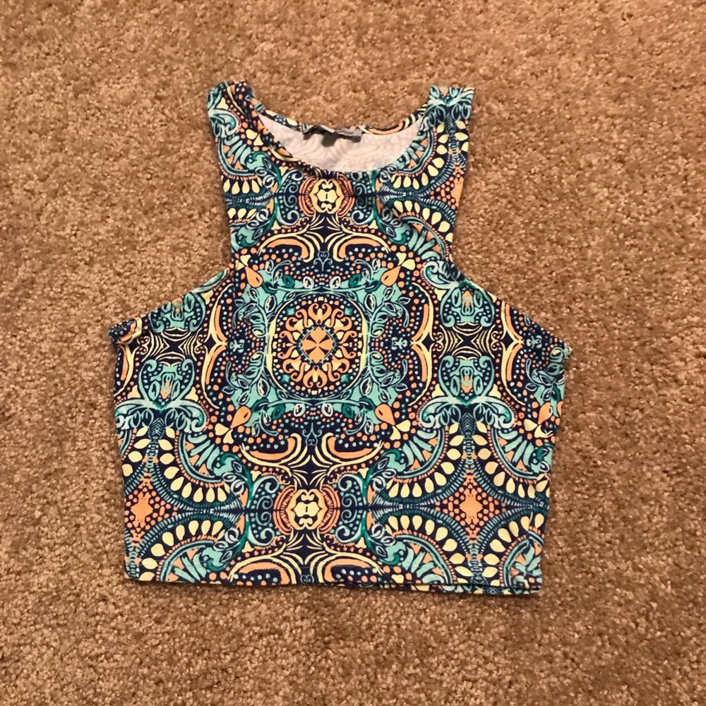Kaleidoscope Festival Crop Top